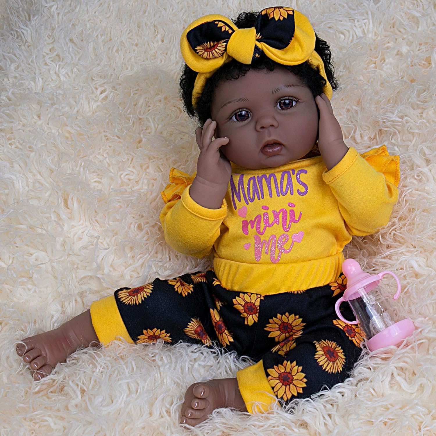 EKOKIZ Realistic 22-Inch Baby Doll with Accessories