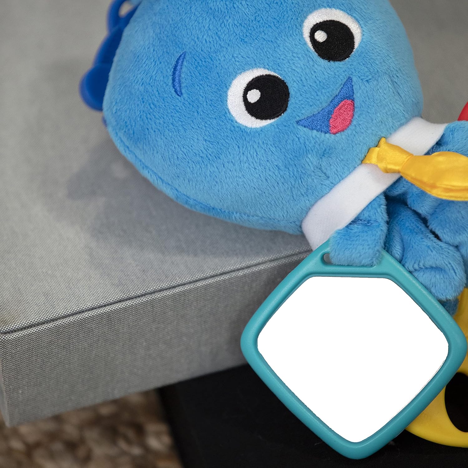 Baby Einstein Activity Arms Octopus BPA Free Stroller Toy Blue
