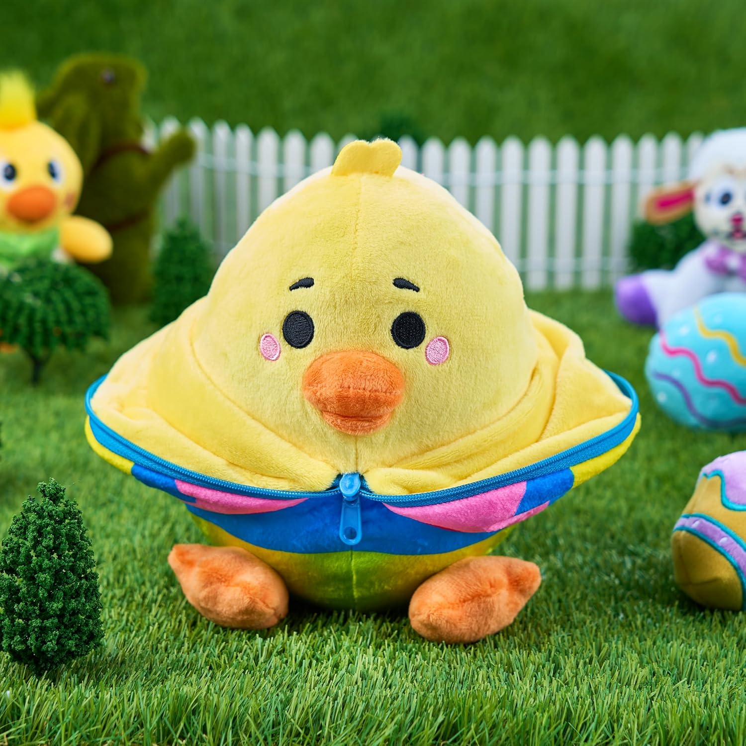 JOYIN Easter Stuffed Chick Plush Hiding Egg