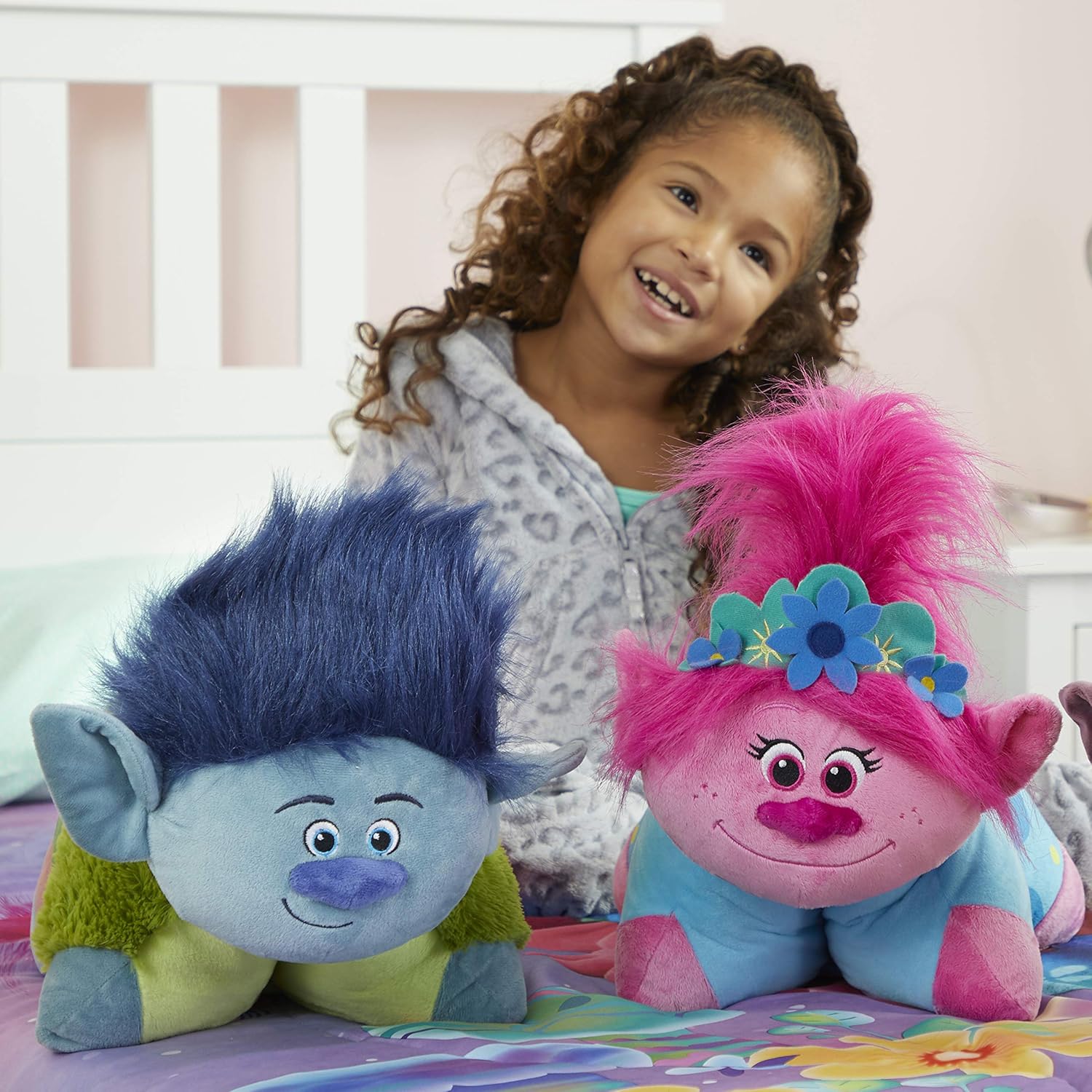 Pillow Pets DreamWorks Poppy Plush Pillow 1 Count Pack of 1 Pink
